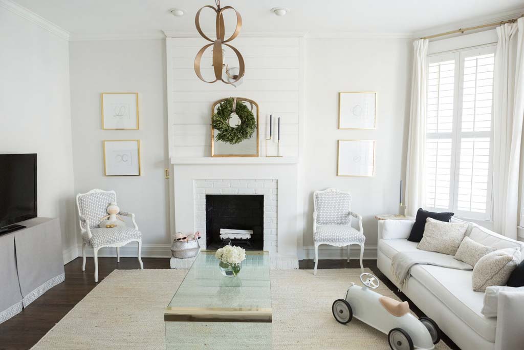 Lincoln Park Living Room - Interior Design by Kaylan Kane